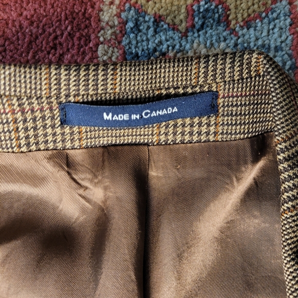 RALPH LAUREN CHAPS HOUNDSTOOTH PLAID SPORT COAT - Picture 8 of 12